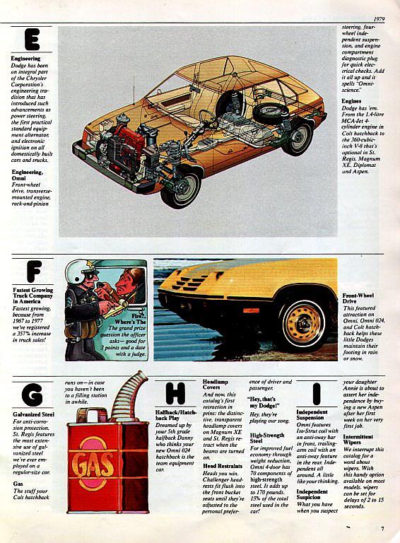 1979 Dodge Brochure Page 7